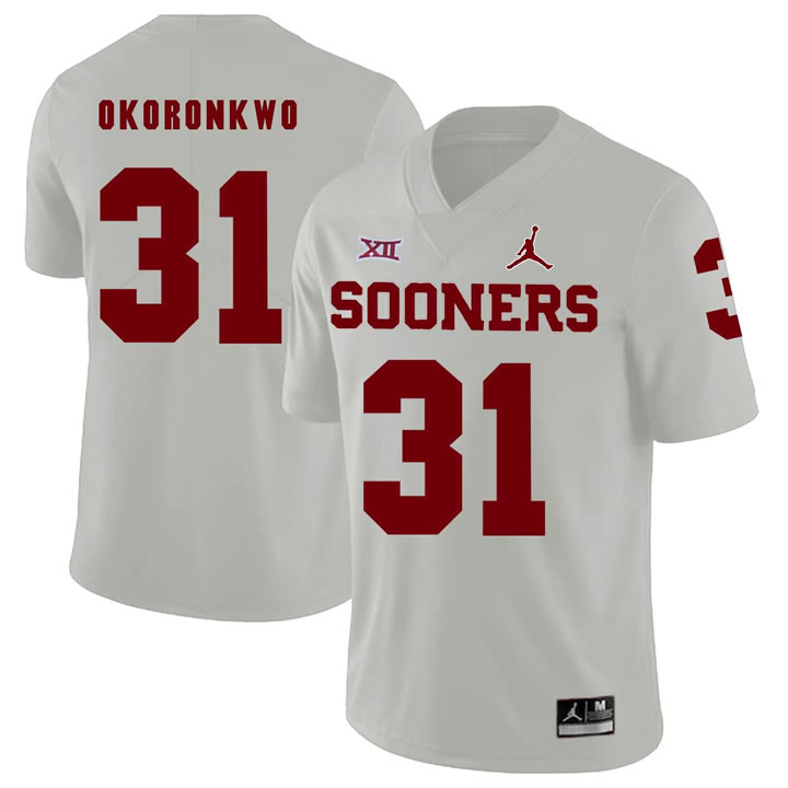 Oklahoma Sooners 31 Obo Okoronkwo White College Football Jersey Dzhi,We sell and wholesale Oklahoma Sooners 31 Obo Okoronkwo White College Football Jersey Dzhi on line form chian!